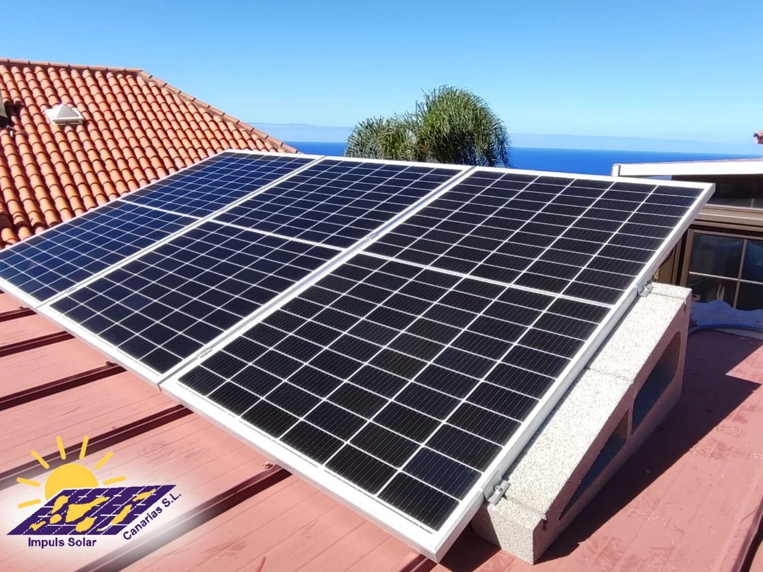 Placa solar baterias Tenerife