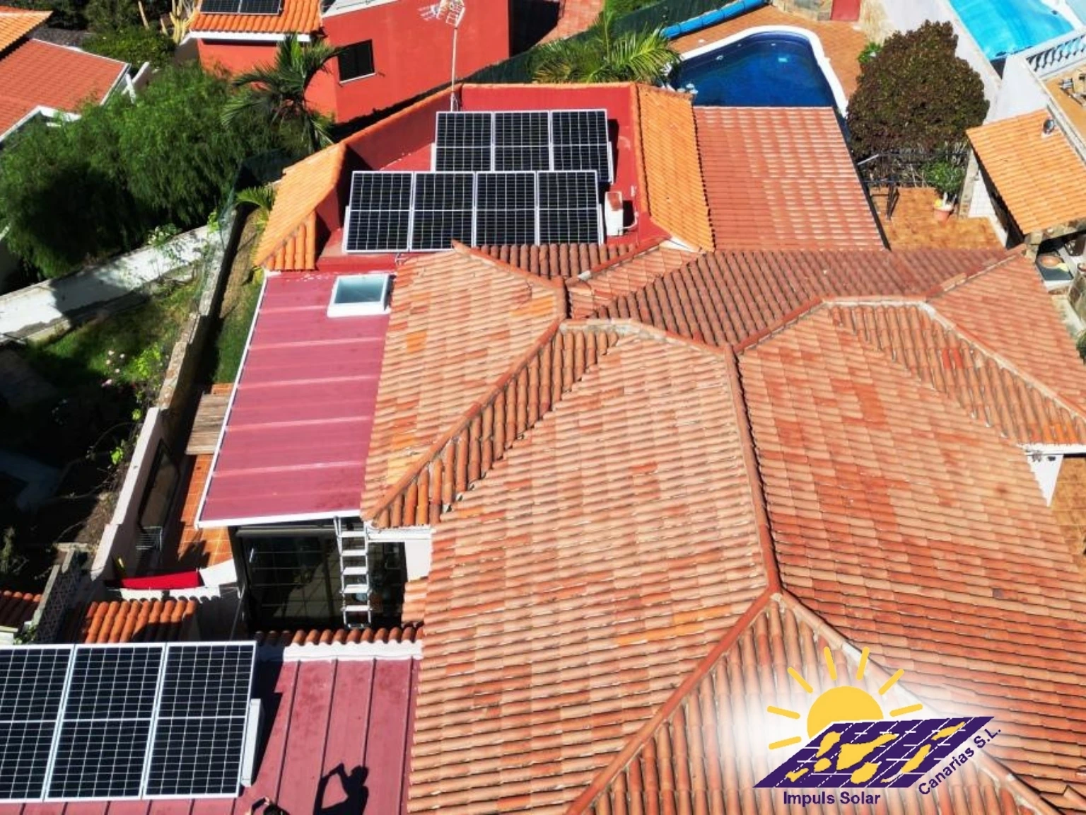 Placa solar baterias Tenerife